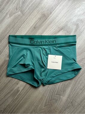 Calvin Klein | Tonal Logo Trunk in Classic Teal Green (Small)